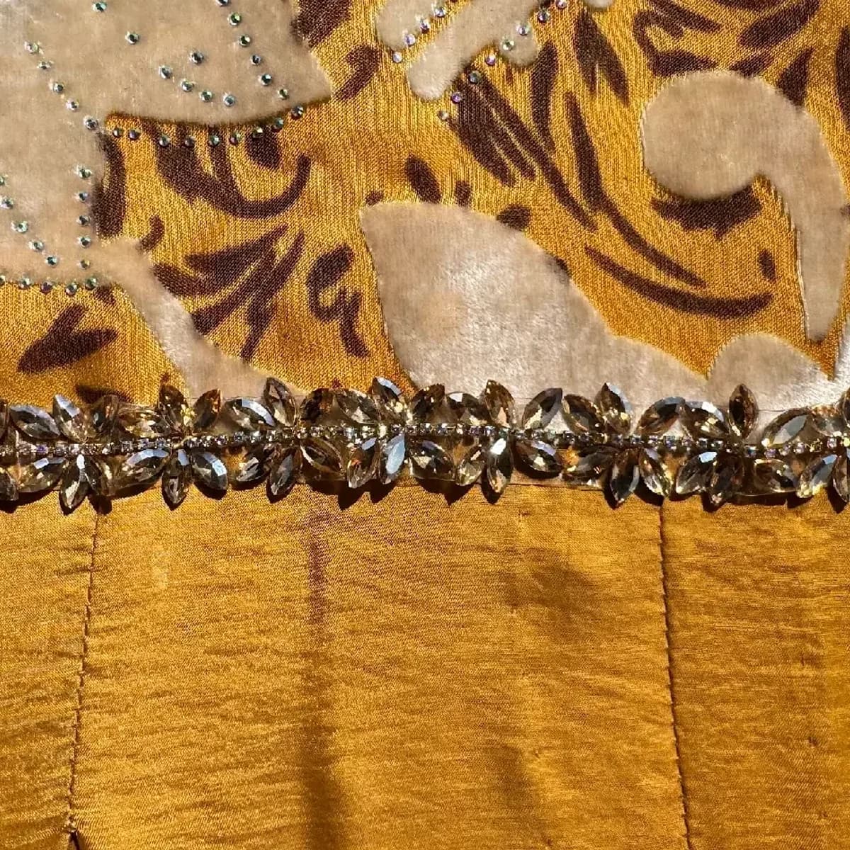 Hand-finished embellishment at ZN Couture