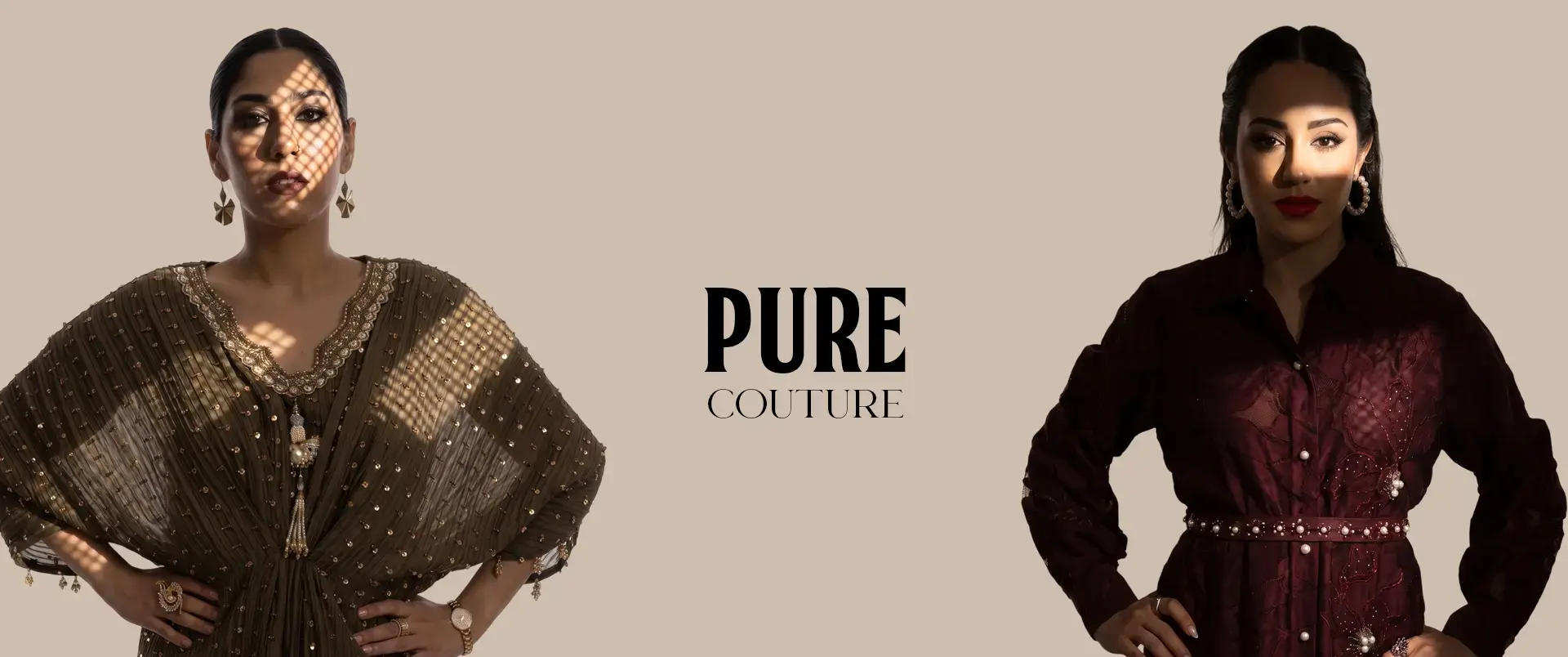 Pure Couture — understated occasionwear campaign